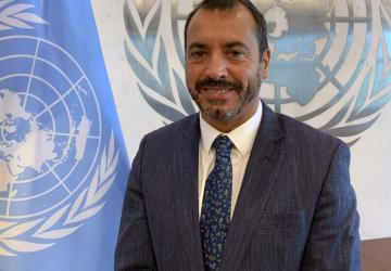 新任联合国驻阿尔及利亚协调员亚历杭德罗·阿尔瓦雷斯的官方照片。