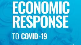 Cover shows the title, "Socio Economic Response to COVID-19 - Assessment and Framework for Trinidad and Tobago", over blue background