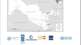 The cover shows the title above a map with the partner UN entities' logos underneath. 
