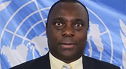 Official photo of the new appointed Resident Coordinator for Comoros, Francois Batalingaya.