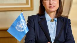 Official photo of the new appointed Resident Coordinator for Egypt, Elena Panova.
