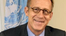 A portrait of Niels Scott, newly appointed UN Resident Coordinator in Liberia