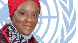 新任联合国莱索托协调员阿曼达·霍兹·穆克瓦希（Amanda Khozi Mukwashi）的照片