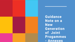 Cover for the annexes Guidance Note on a New Generation of Joint Progammes 2022