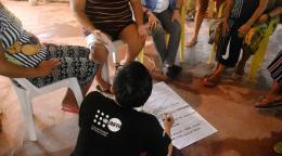Mujeres indígenas brasileñas debaten sobre la violencia de género en un taller del Fondo de Población.