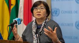 UN Photo/Rick Bajornas Roza Otunbayeva, Représentante spéciale du Secrétaire général et cheffe de la Mission d'assistance de l'ONU en Afghanistan