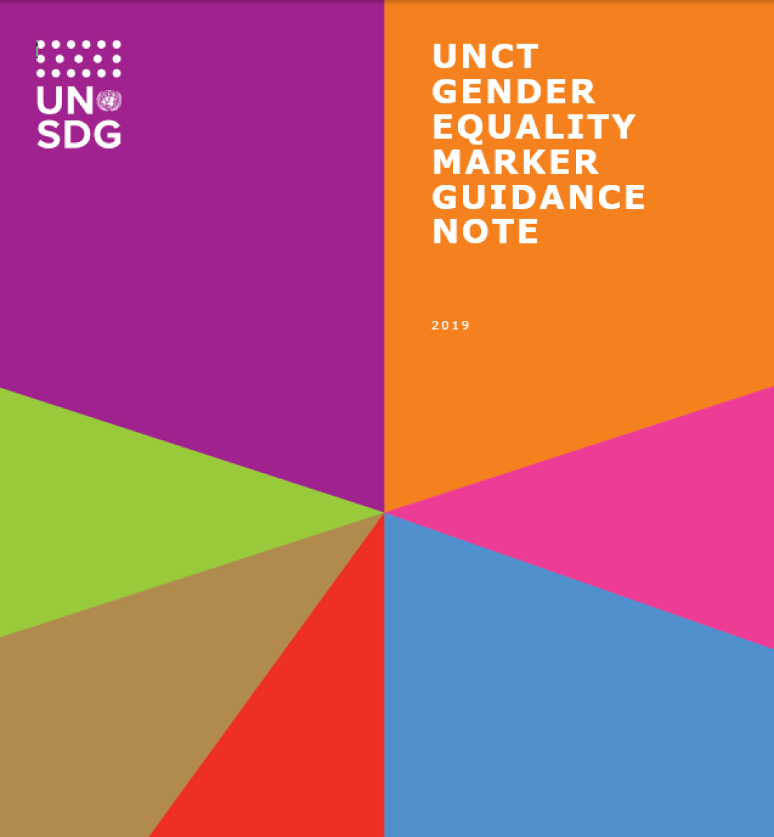 Cover of the UNCT Gender Equality Marker Guidance Note