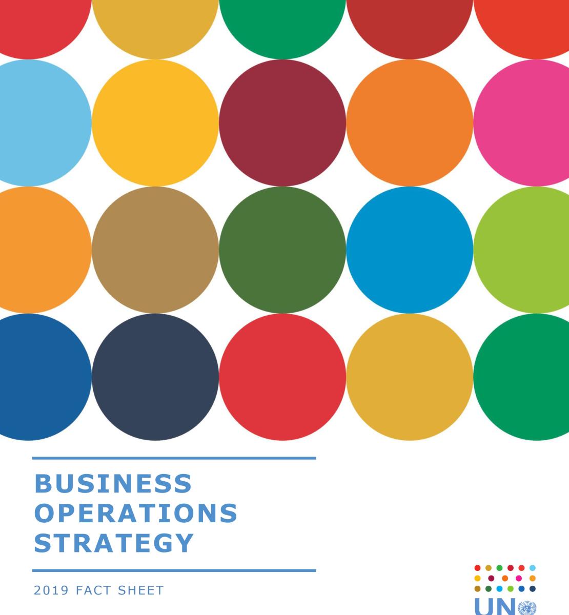 Cover photo of the publication titled Business Operations Strategy (BOS) 2.0 – Fact Sheet