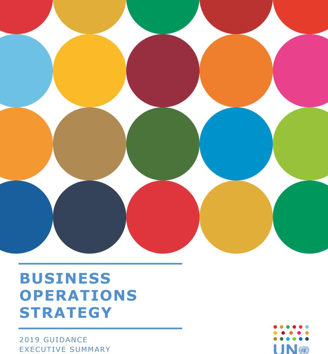 Cover image of the publication titled Business Operations Strategy (BOS) 2.0 Guidance – Executive Summary