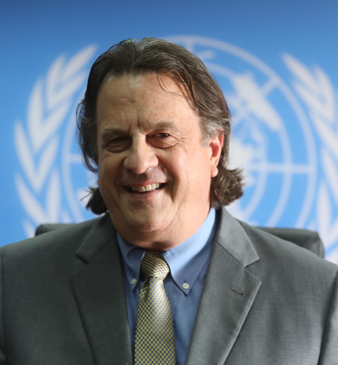 Official photo of the new appointed Resident Coordinator for Yemen, David Gressly. 