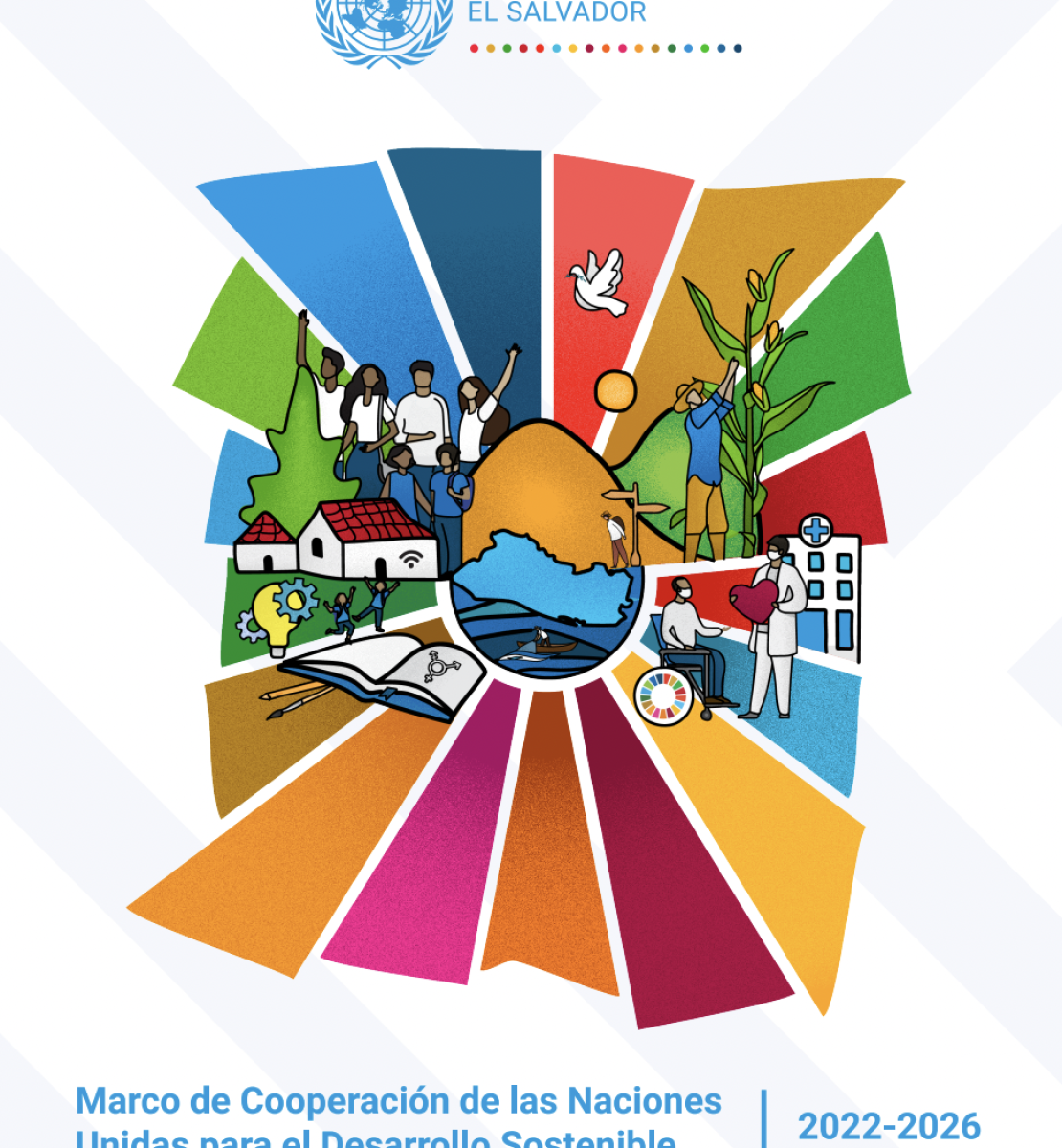 The cover from the UN Developmental Cooperation Framework for El Salvador. 