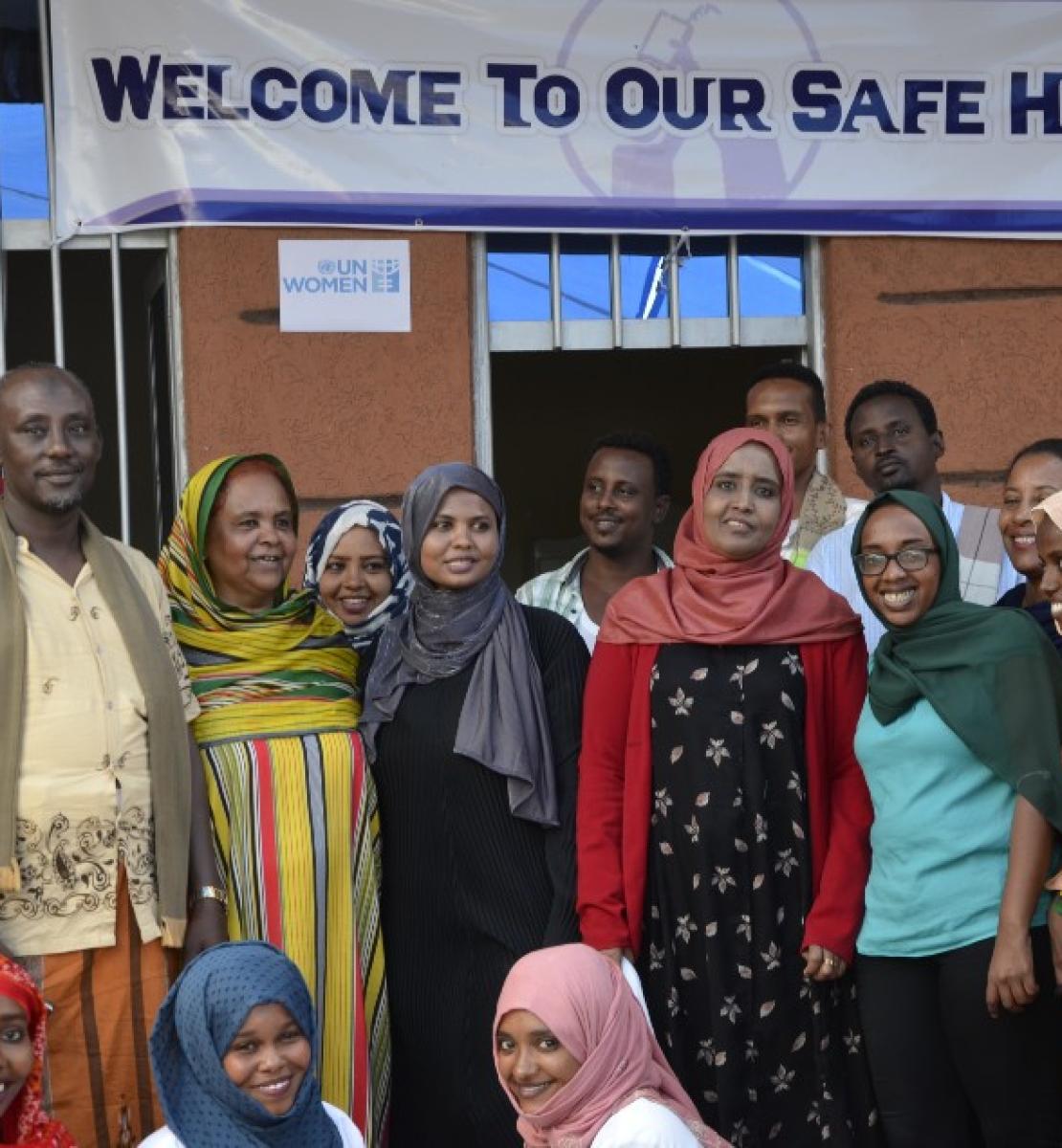 UN Women provided support for the establishment of a centre for people experiencing gender-based violence in the Afar region, Ethiopia (23 September 2021).