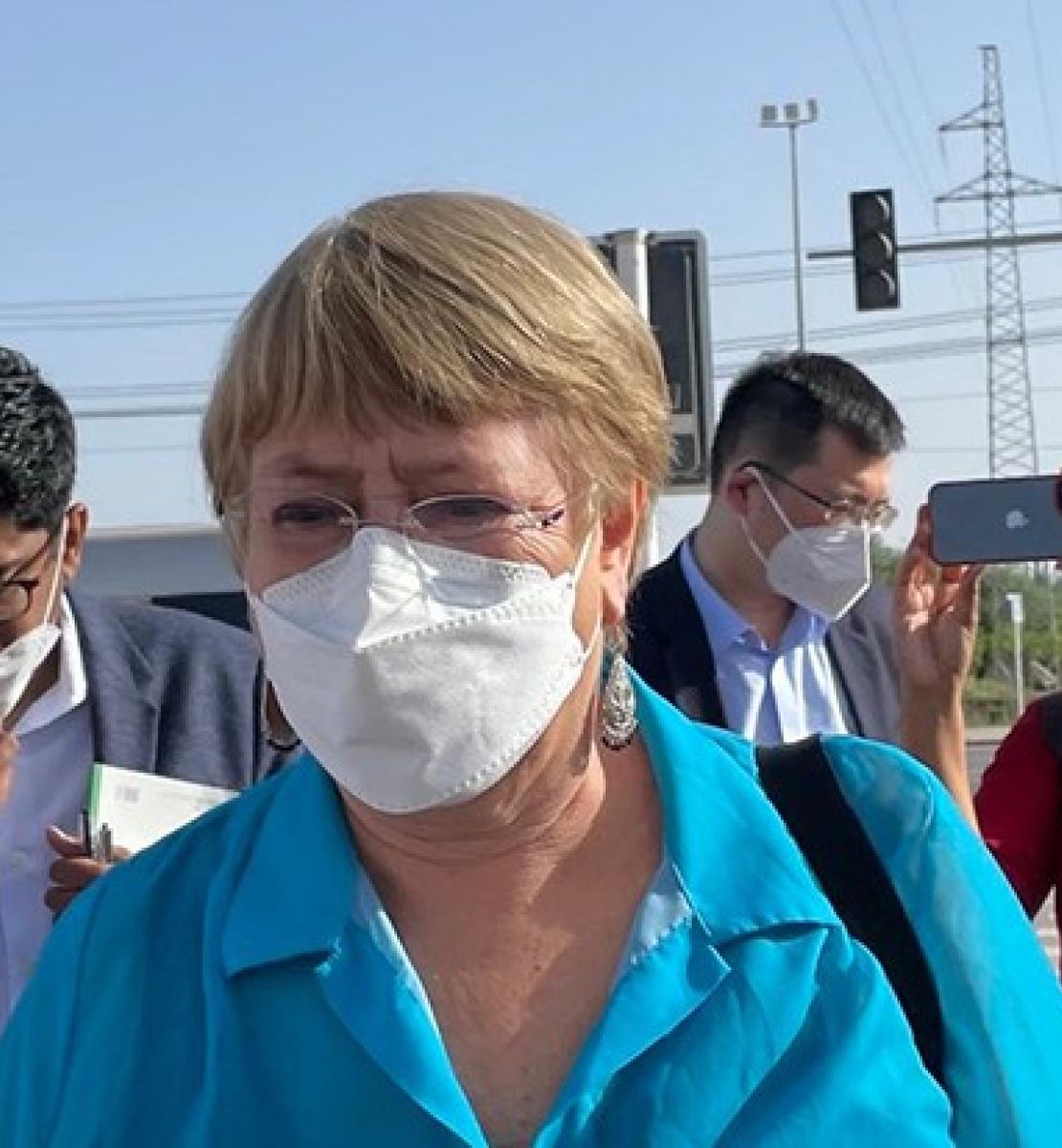 High Commissioner Michelle Bachelet during her visit to China, in Ürümqi, Xinjiang Uyghur Autonomous Region, China.