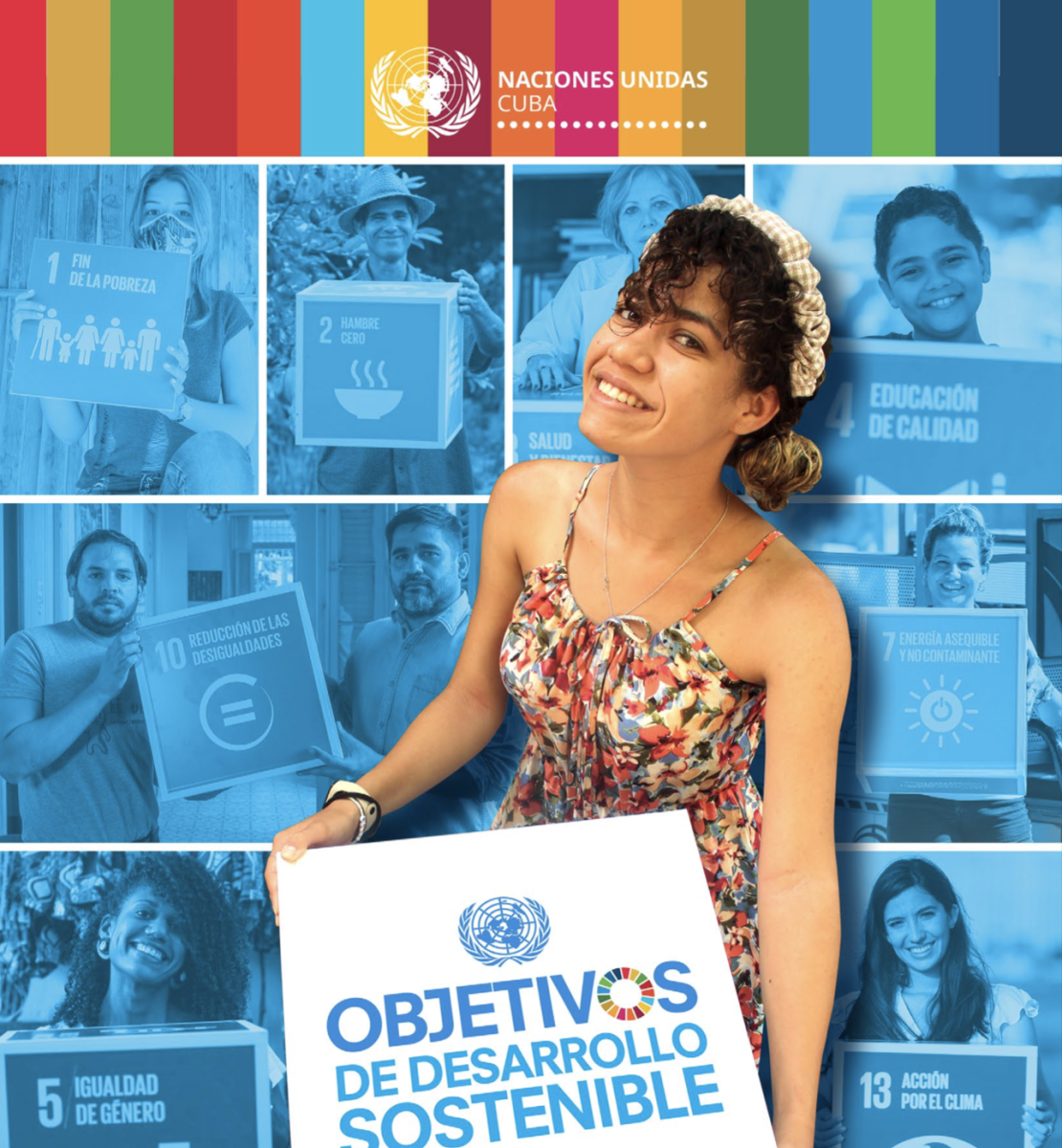 Publication cover with the SDGs symbols and the UN logo on top