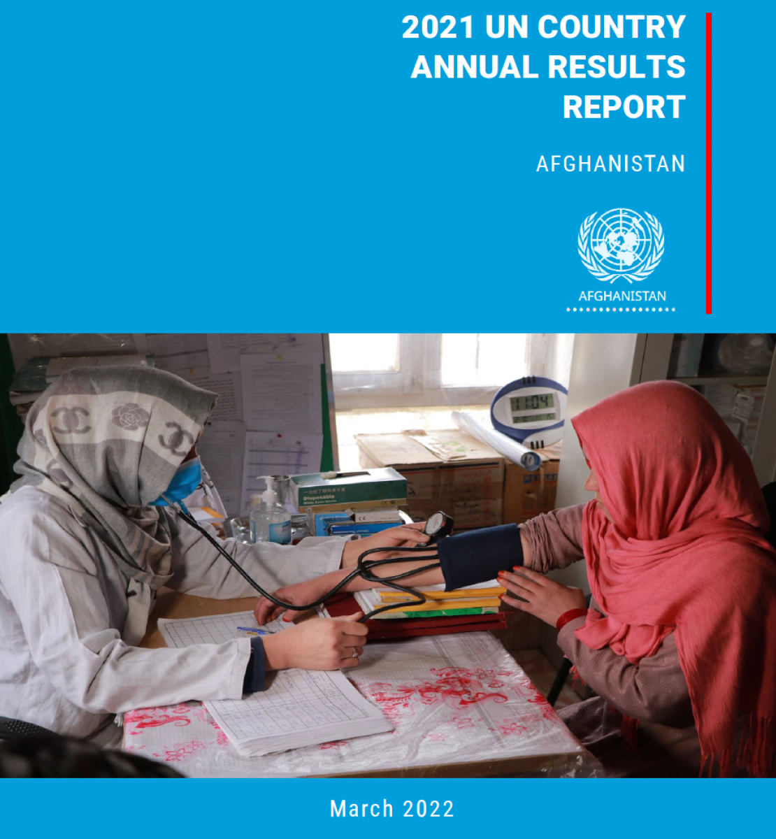 Afghanistan UNCT annual report: picture of the cover