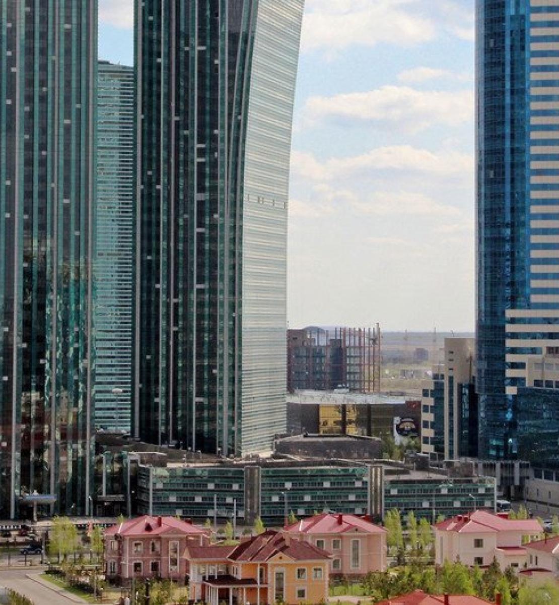 Modern buildings of Astana, the capital of Kazakhstan