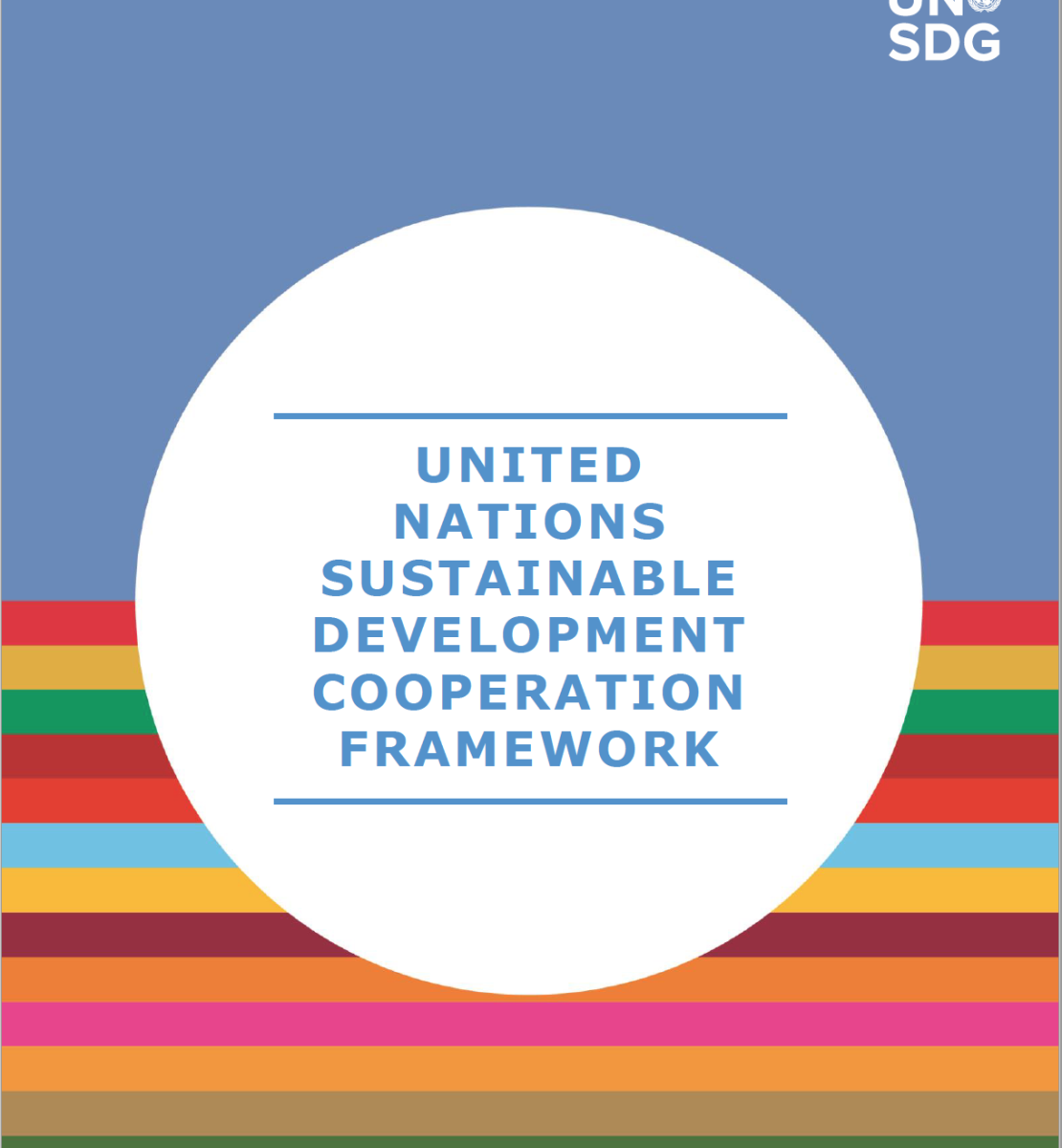 Cover of the UN Sustainable Development Cooperation Framework