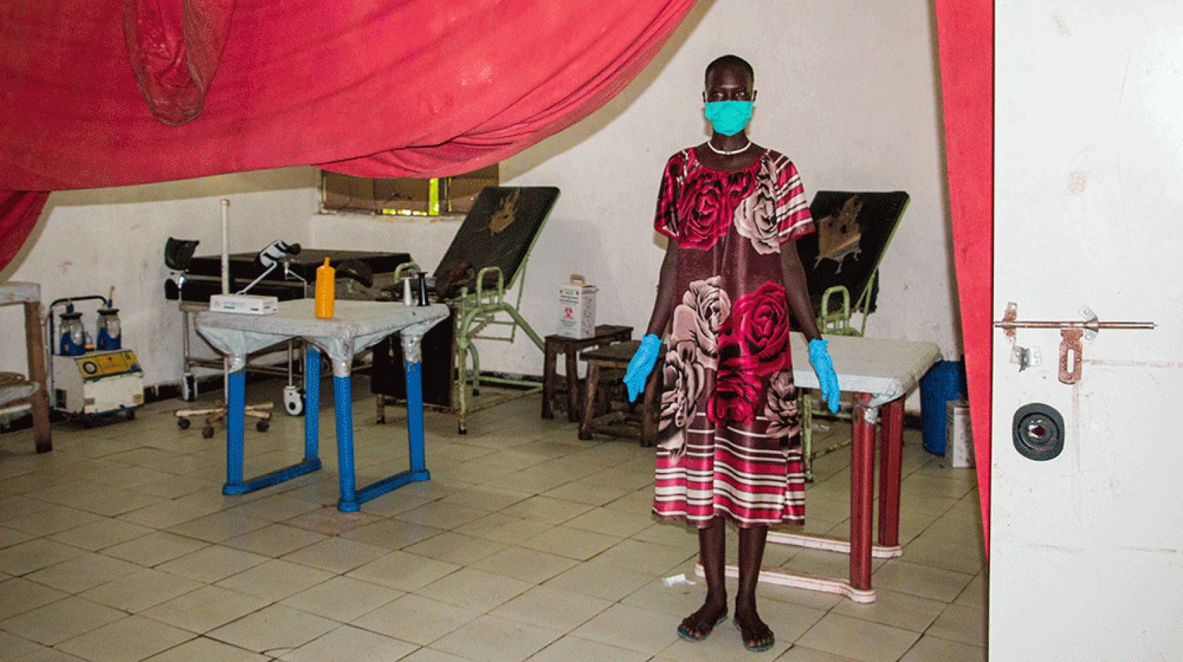 The maternity delivery room at the Jewi Refugee Camp, Gambella, Ethiopia.