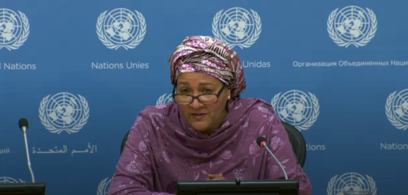 Deputy Secretary-General Amina Mohammed's briefing on 11 February 2022.