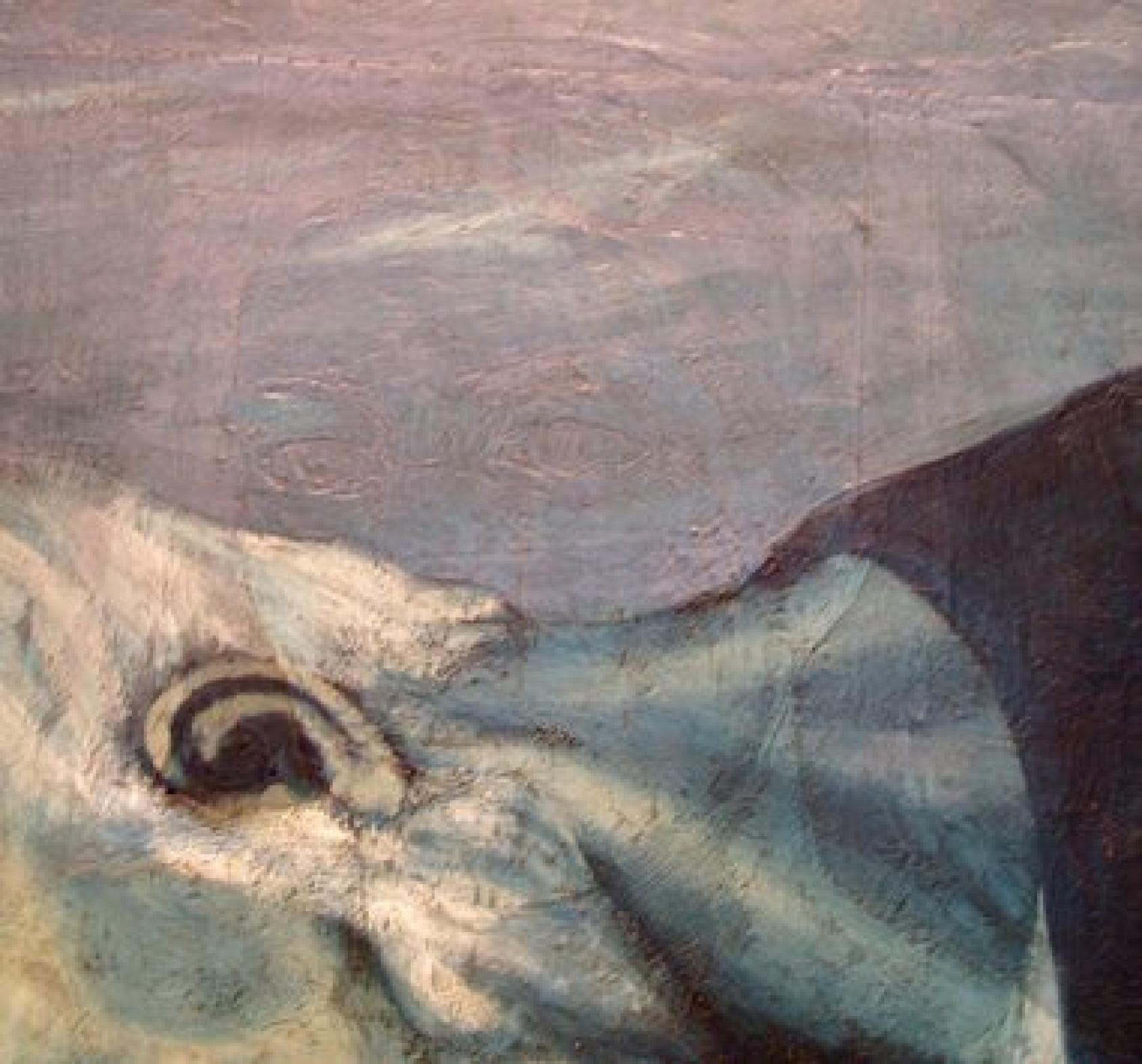 在毕加索的油画作品“老吉他手”下面可以看到部分绘画。研究人员利用X射线发现了隐藏在颜料下面的两幅先前的绘画。