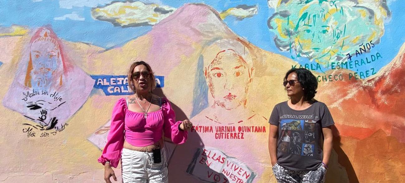Teresa Calvo (izq.) y Lorena Gutiérrez (der.), madres de víctimas de feminicidio en el Estado de México