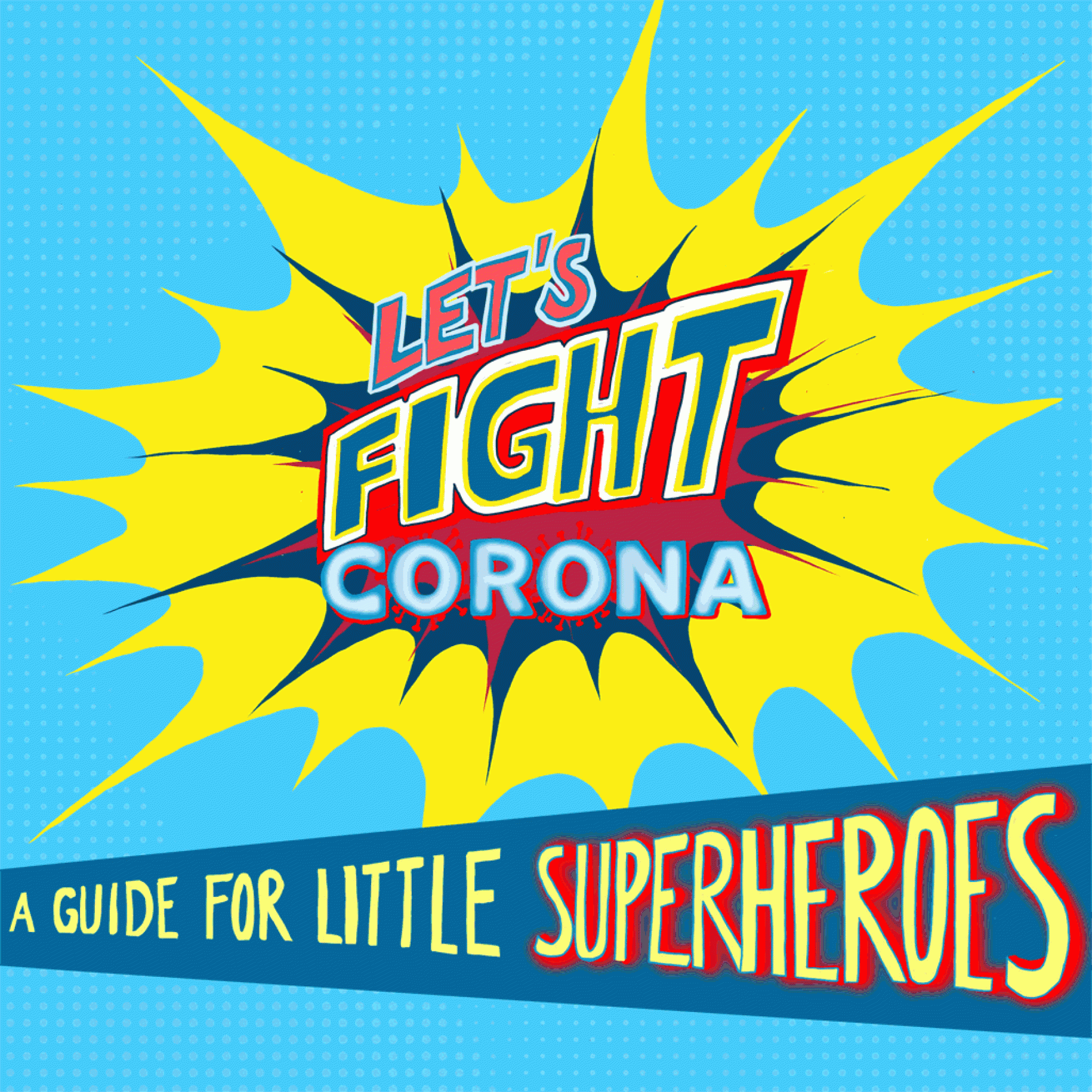  Let’s Fight Corona! Comic images.