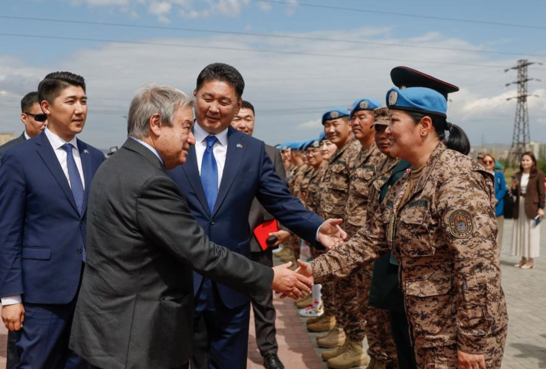 SG and Peacekeepers in Mongolia