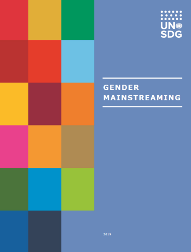 Cover to the Gender Mainstreaming Resource