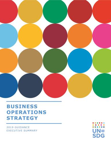 Cover image of the publication titled Business Operations Strategy (BOS) 2.0 Guidance – Executive Summary