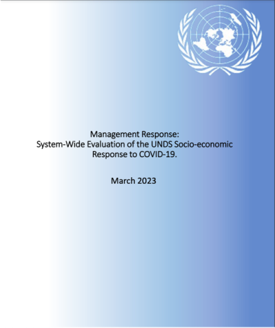 Cover page of the UN management response