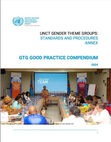 Cover of a UN Report on Gender practices