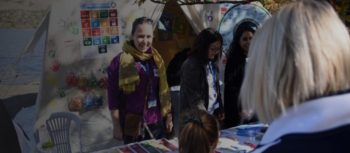 An SDG walk was organized at Eymir Lake in Ankara in October 2018 for celebrating the UN Day.
