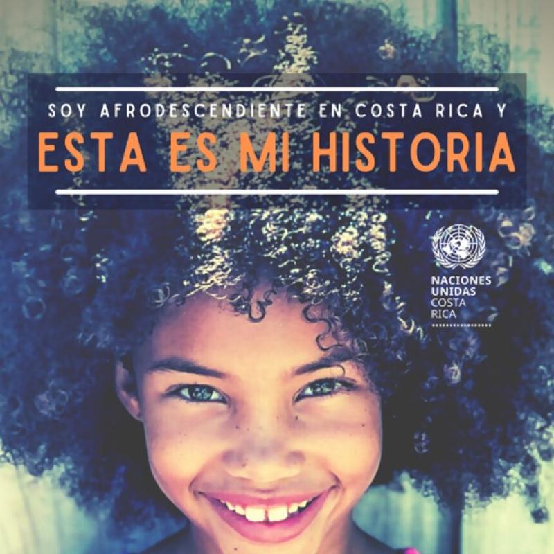 La portada de la publicación digital “Soy Afrodescendiente en Costa Rica y esta es mi historia”.